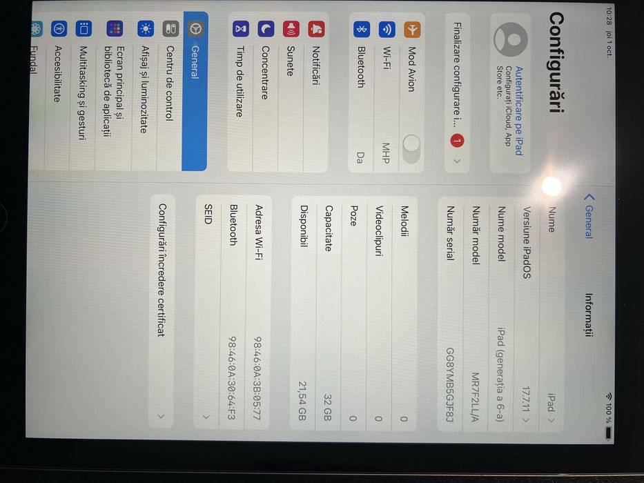 iPad Gen 6 MR7F2LL/A