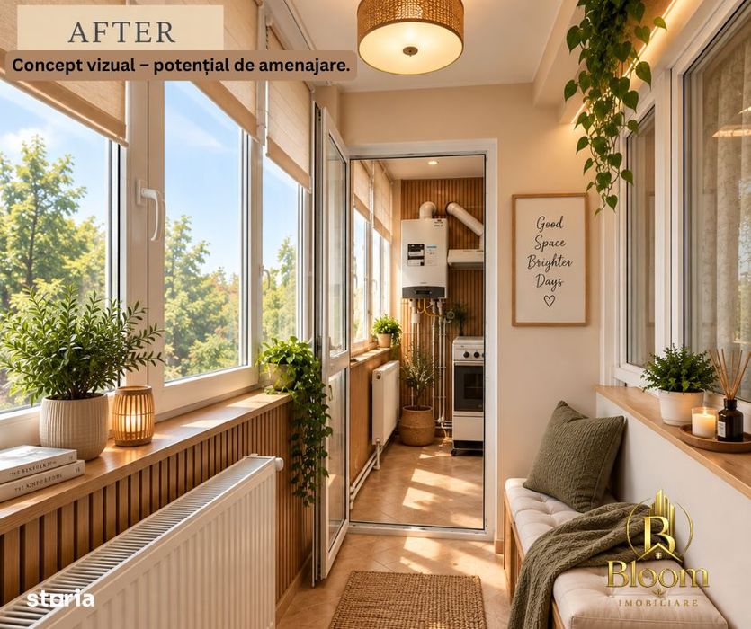 2 camere | ~50 mp | 2 balcoane | Centrală | Micro 16 – 53.000 €