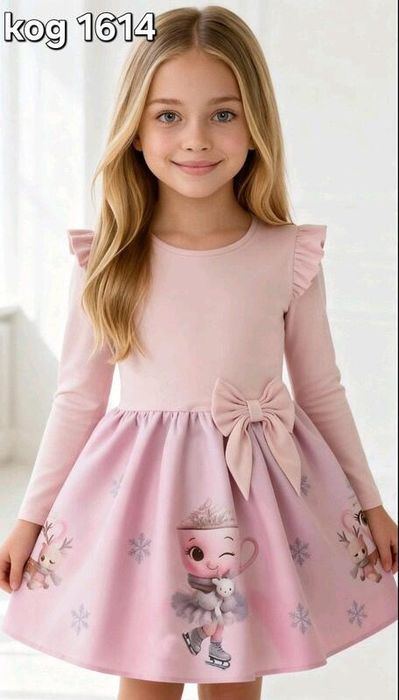 Детска рокля с Принцеса, Стич, Балерина Капучина  и Зайче