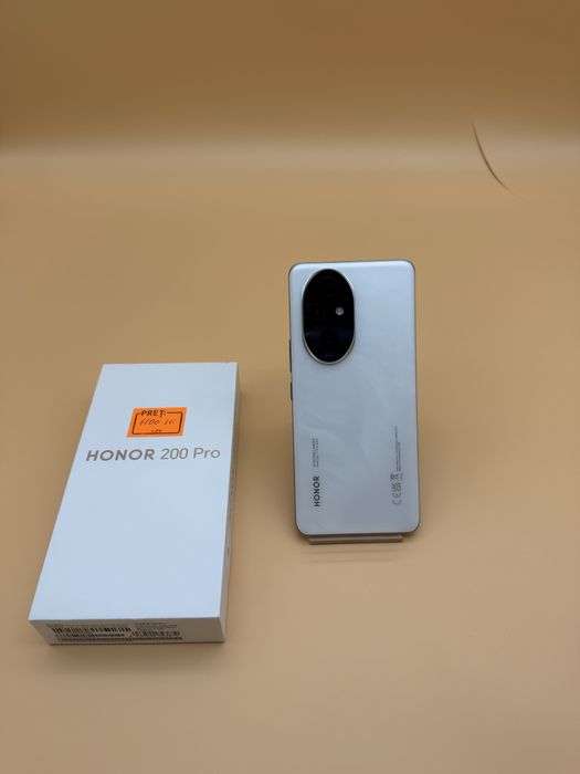 Honor 200 Pro , 512 GB , 12GB RAM , Moonlight White / Amanet R Shop Gold / Cod produs 89