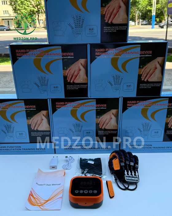 Перчатки робота для инсульта и реабилитации