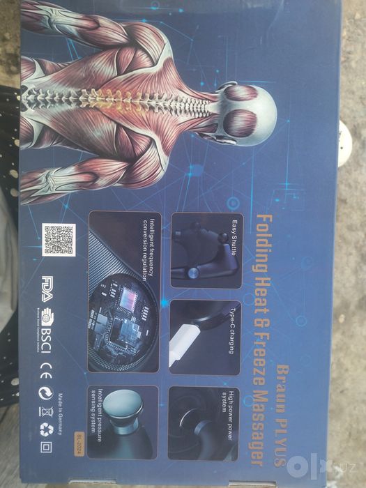 Braun plyus massajori Germaniski , yangi karobka dokument.