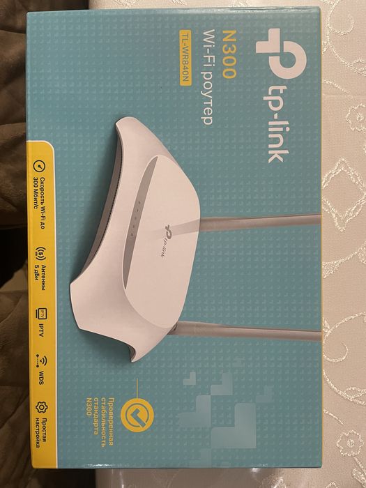 Wi-Fi роутер N300, TL-WR840N, модем