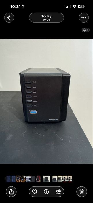 NAS Synology DS416slim 4-Bay + 8TB Stocare (4x2TB Seagate HDD) - Cloud Personal