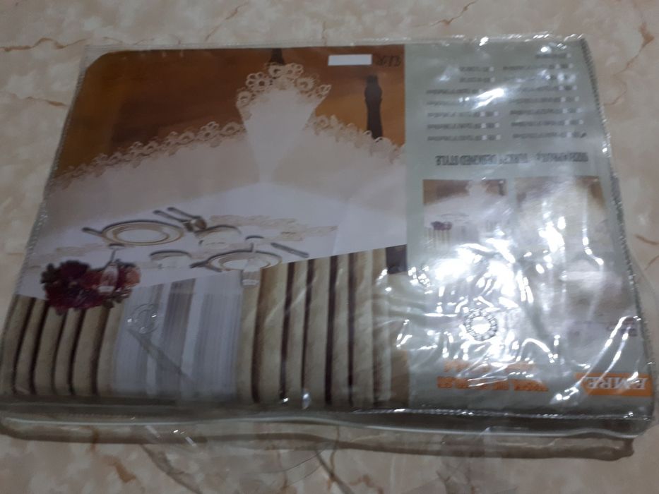 EMRE TEXTIL135см×135см.тогара ураш учун , писменний пласмассали столи