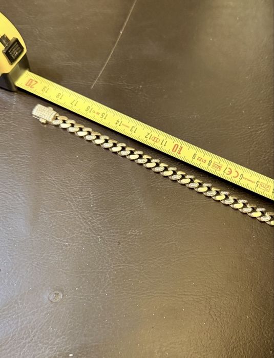 Bratara aur 14 k cuban 13 gr. 19 cm. Cu certificat pret 5850 lei