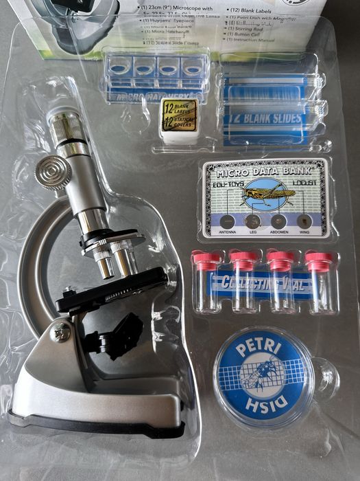 Микроскоп с прожектор 100х-750х