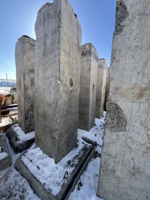 Жб блоки. Подколонники для ангара