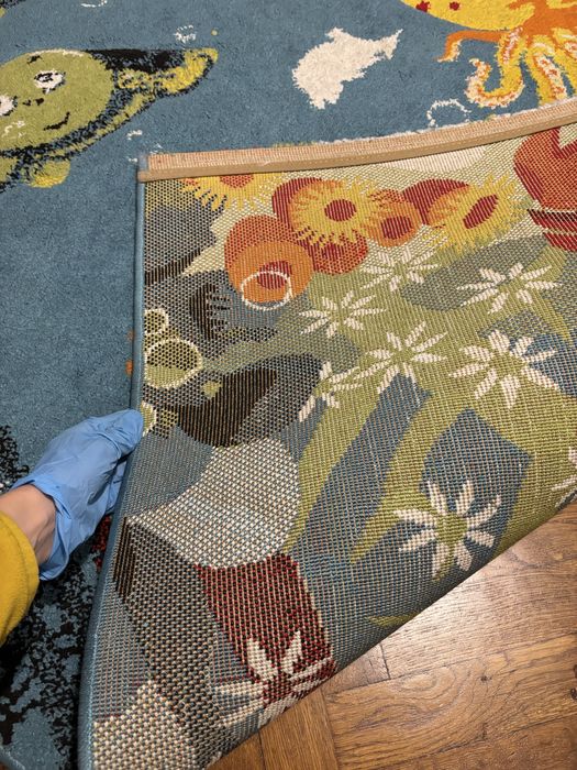 Детски килим с морски десен