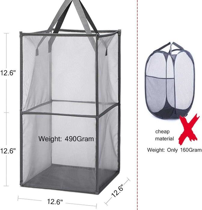 Cos Haine (rufe) din Plasa, Pliabil, Extr Rezist, REDUS de la 150 RON