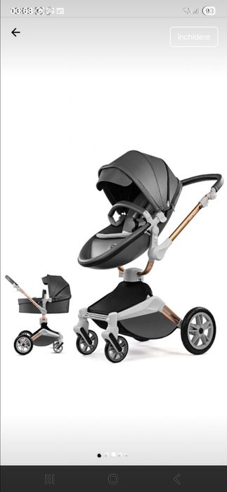 Carucior Hot Mom 360° (3 in 1) cu toate accesoriile