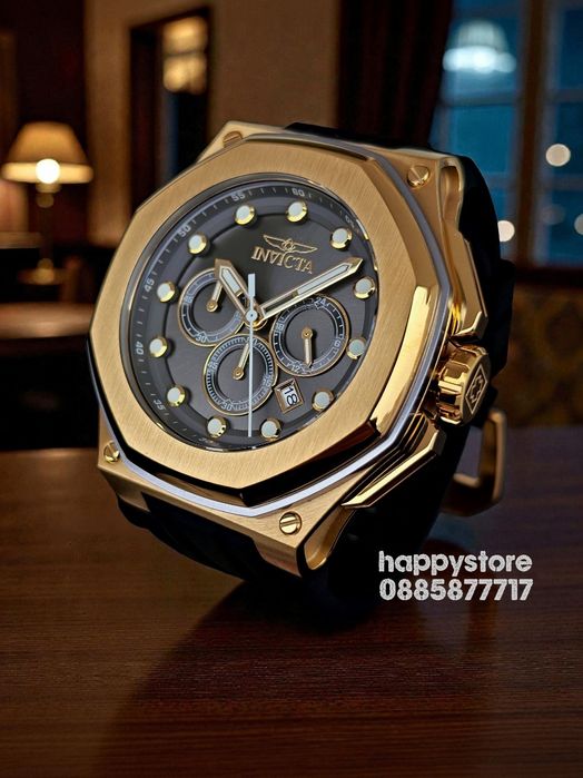 INVICTA Akula Gold 50 mm, Инвикта нов ръчен часовник