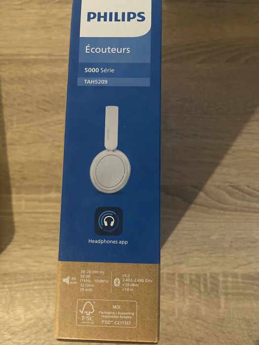 Слушалки Philips 5000 Series Бели