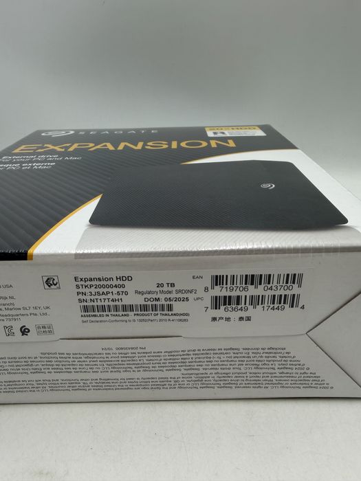 HDD extern Seagate Expansion, 20TB Sigilat Expediem Prin Curier Oferta