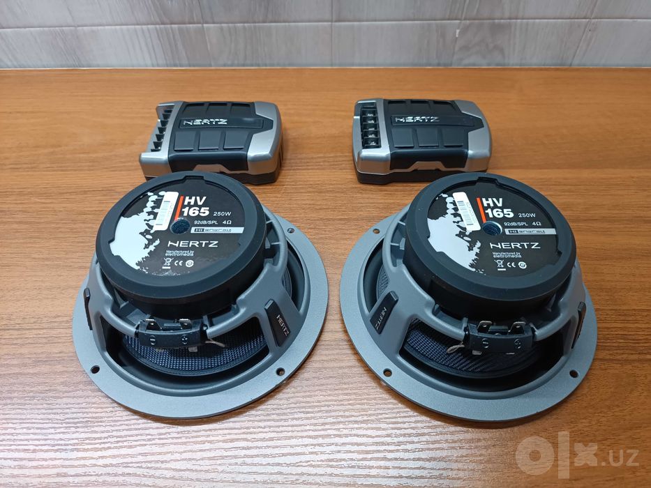 Продам новые динамики Hertz HSK 165 коробка, документы.