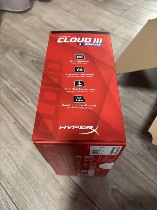 Casti Gaming Wireless HyperX Cloud 3 S, negre, sigilate