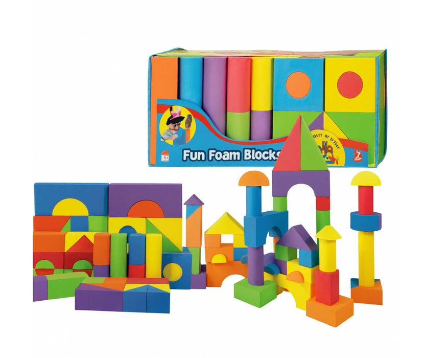 Намаления! Мек Пъзел Строител от EVA плътен и мек за най-малките