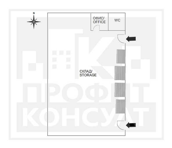 Дава се под наем Склад в Велико Търново, Промишлена зона - Юг - 850 кв.м за 3191.58 € - Снимка #12