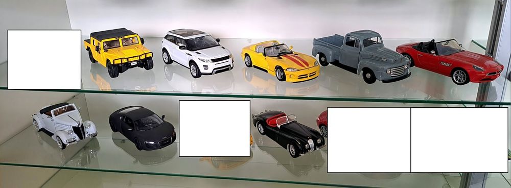 Колички метални модели в размер 1/18 и 1/24