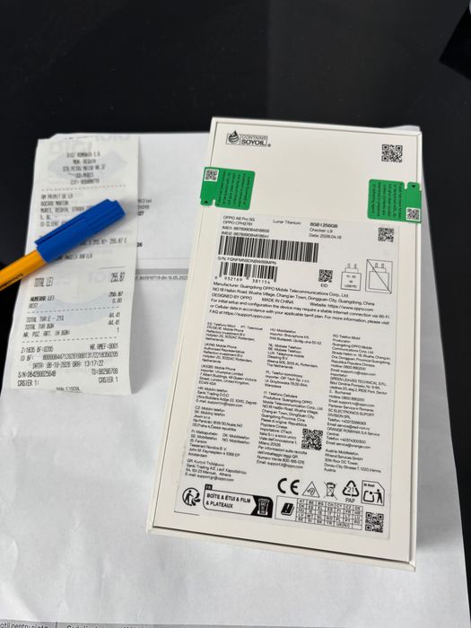 Oppo a6 pro 5G 8Gb/256 GB titanium garanție 2 ani sigilat nou