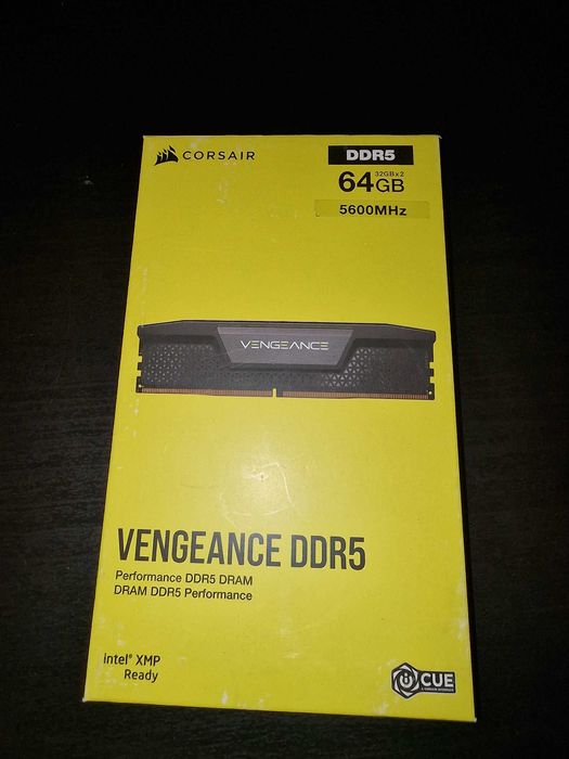 Memorie RAM 64Gb DDR5 2x32gb Corsair Vengeance 5600Mhz Intel XMP