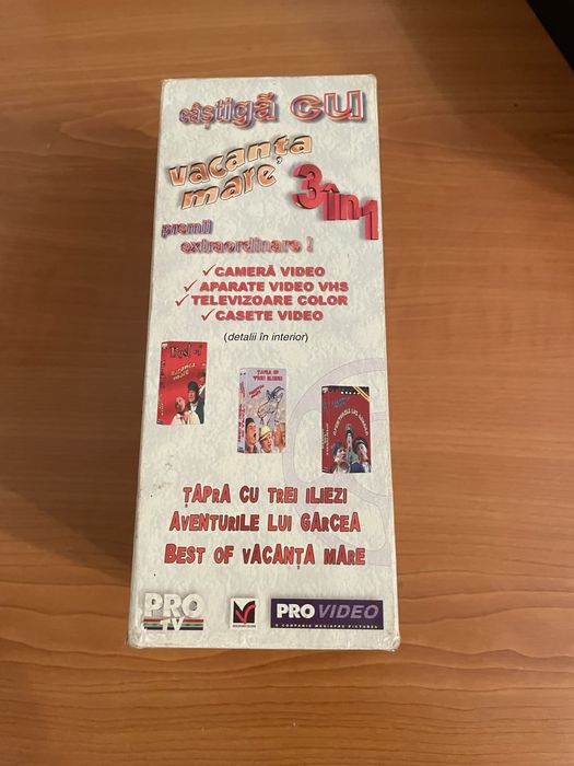 Vacanța Mare 3/1. Trei casete video.Vhs
