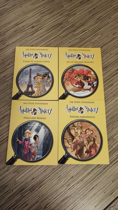 Colectie cartu Agatha Mistery - 4 bucati
