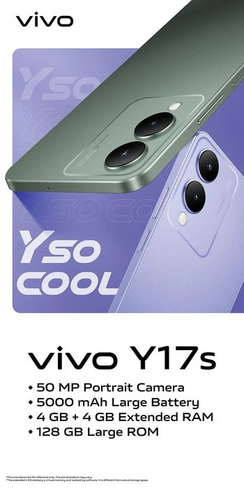 Vivo Y17s Smartfoni 4/128 .Uzimei ro'yhatdan o'tgan.