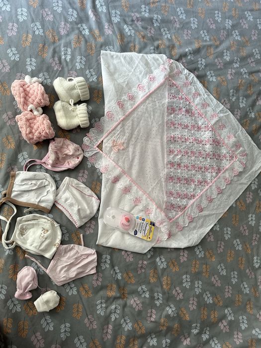 2 пакета вещей на девочку от 0 до 9 мес