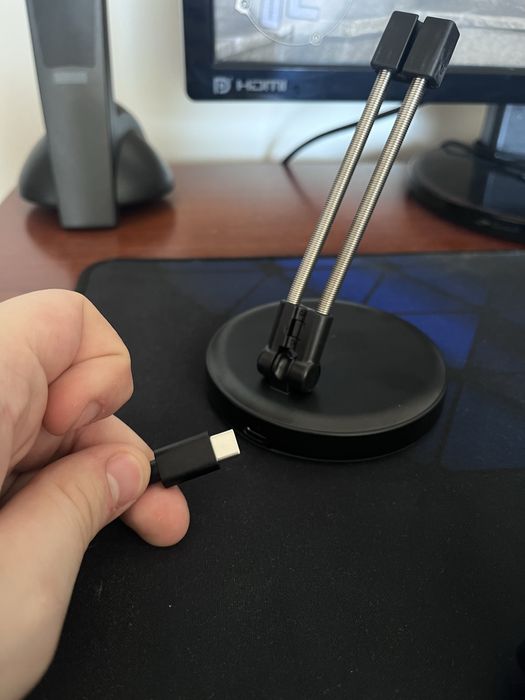 Gaming Mouse Bungee cu LED RGB Battletron