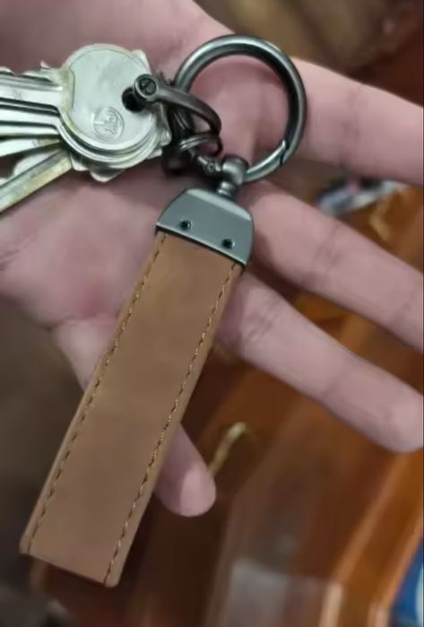 Ключодържател от естествена кожа