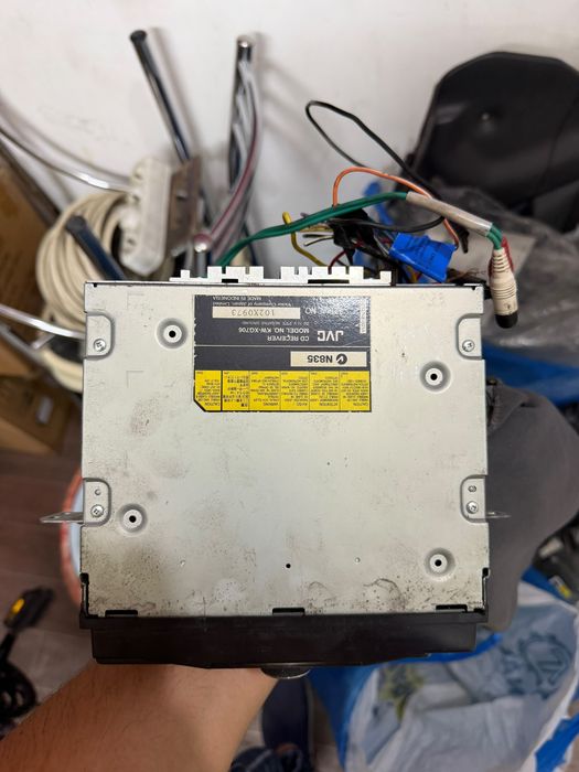 Магнитофон JVC2din