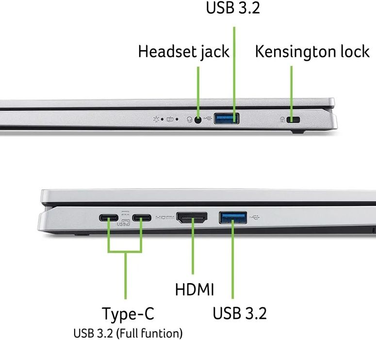 Laptop Acer Aspire Go 15, Ecran IPS FHD de 15,6 inci , NOU