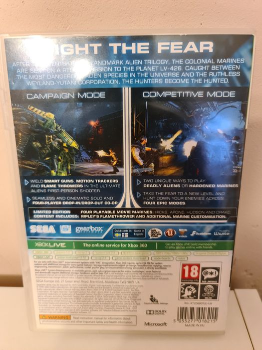 Aliens - colonial marines limited edition xbox360