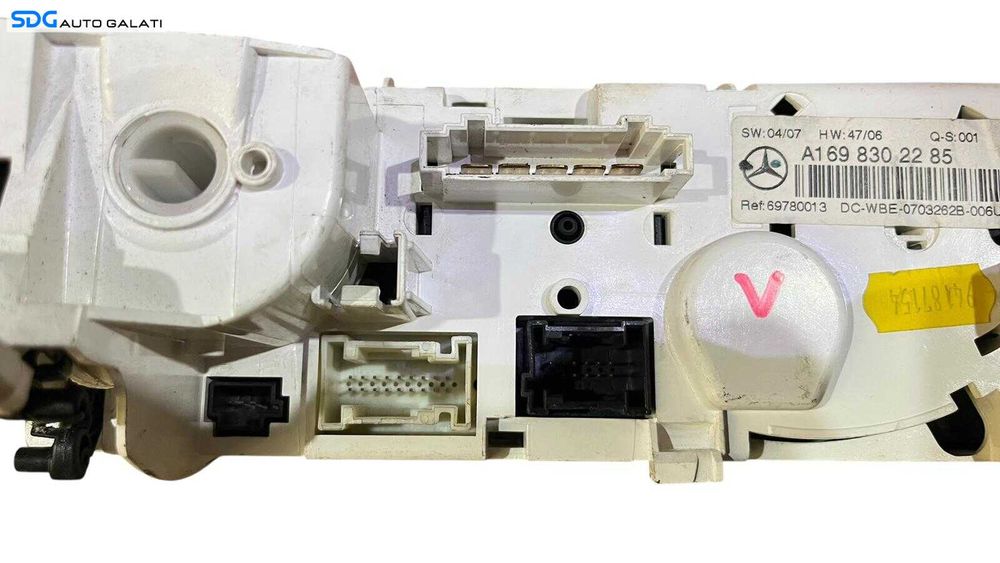 Panou Modul Unitate Comanda AC Aer Conditionat Clima Climatic Mercedes Clasa B Class W245 2005 - 2012 Cod A1698302285 [LC1209]