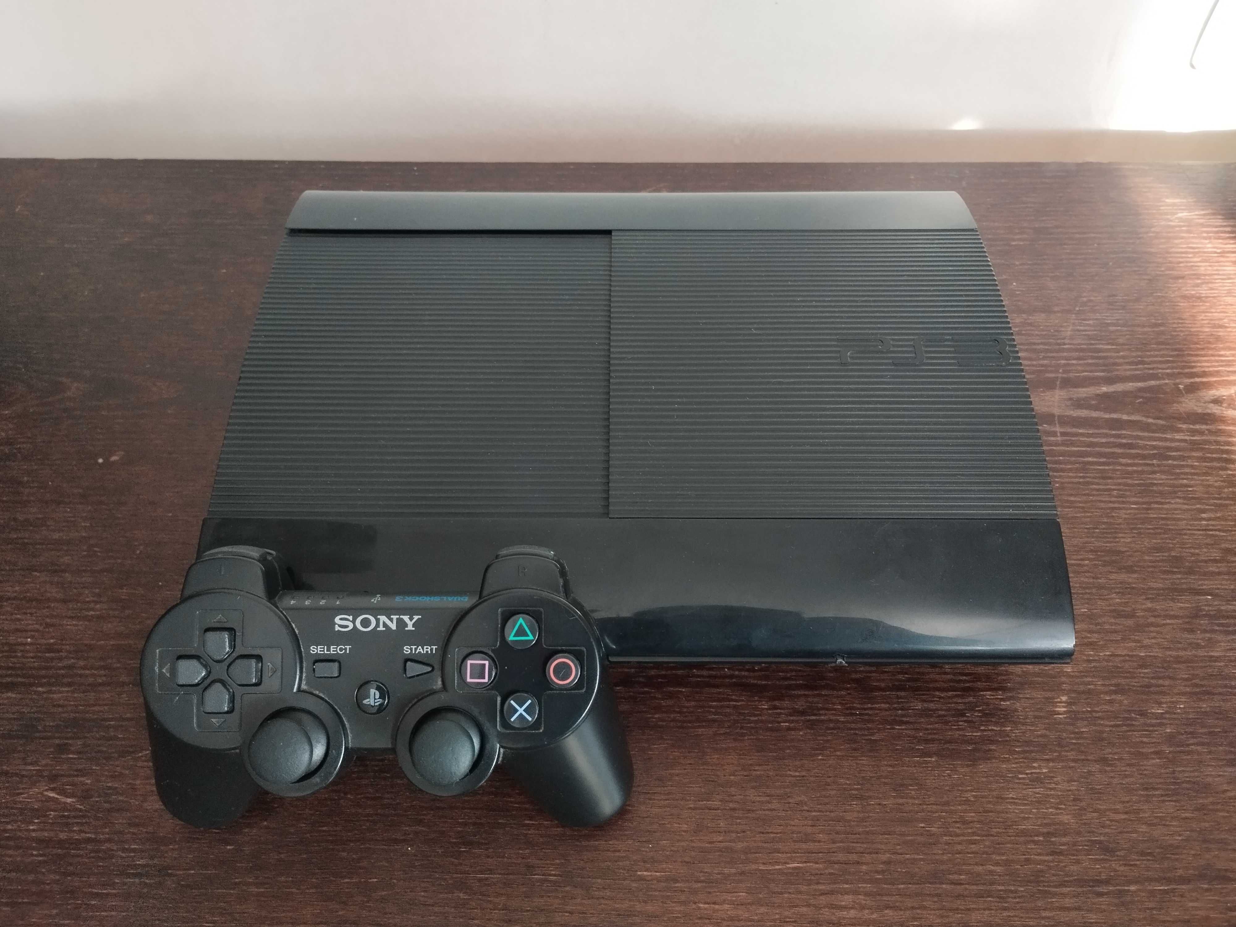 Игровая приставка Sony Playstation 3 Super Slim/PS3/Сони. 41 игра.: 58 000  тг. - Приставки Алматы на Olx