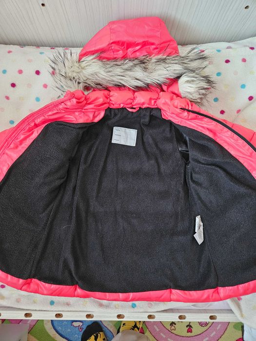 Зимни ватирани якета за момичета