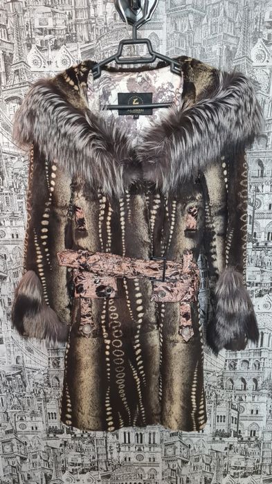 Шуба женская кролик