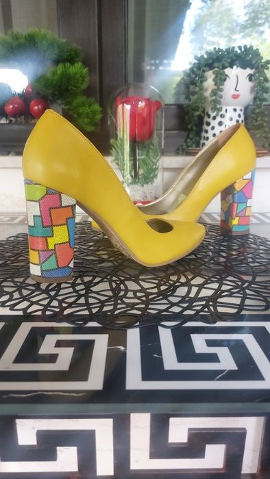 Pantofi piele naturala