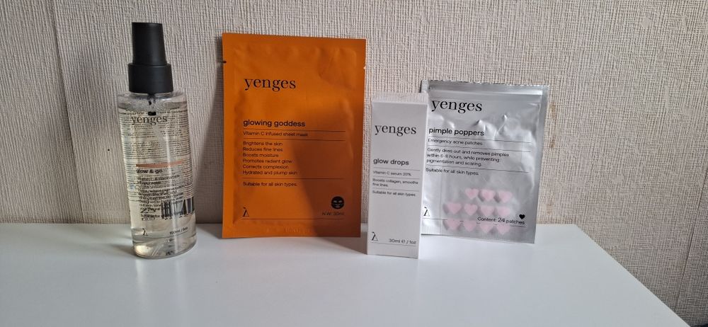 Yenges  серум маска  спрей glow