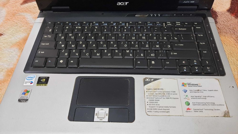 Ноутбук ACER в нерабочем состоянии