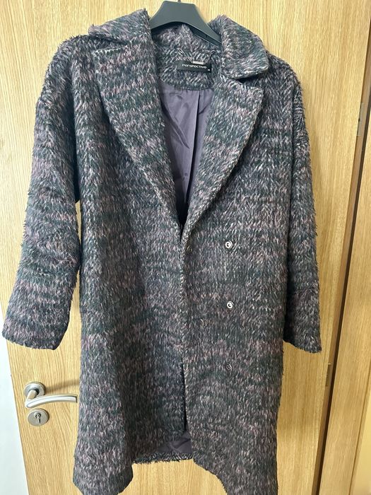 Красиво дамско палто с 50% вълна