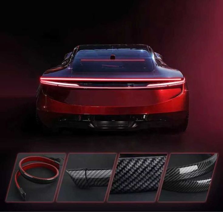 Универсален карбонов лед спойлер за багажник