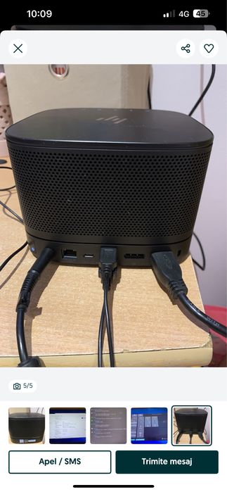 Unitate PC HP Elite Slice G2 I5 / 8 GB Ram / SSD/Audio BANG & OLUFSEN