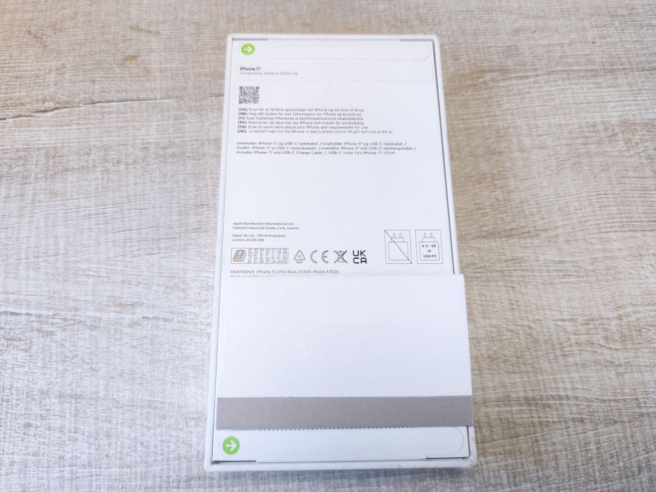 НОВ! Apple iPhone 17 512GB Blue Гаранция!