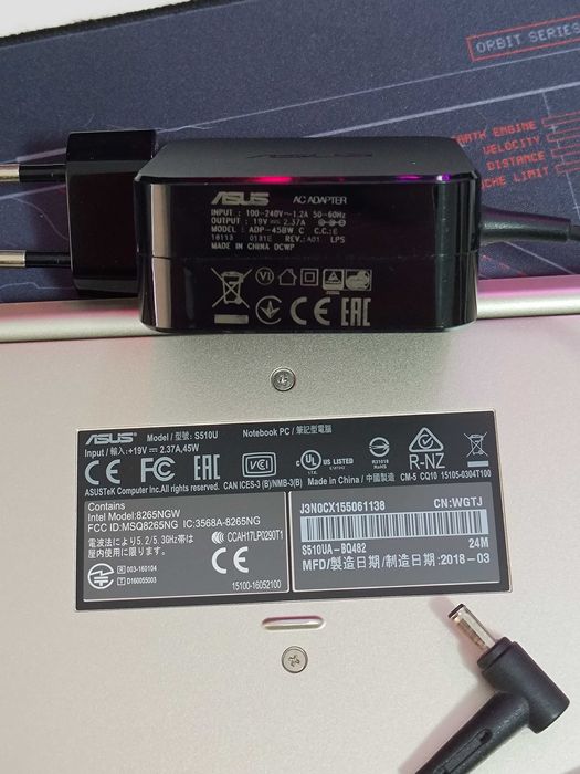 Laptop ASUS VivoBook S 15.6", i5-8250U, 16GB DDR4, 128GB SSD, 1TB HDD