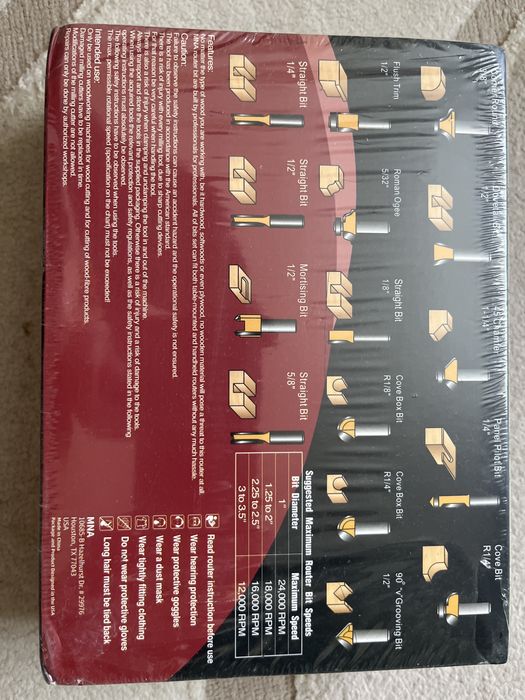 Новый набор для фрезы.