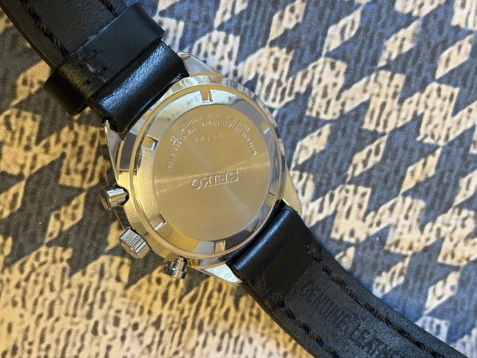 Ceas Seiko cronograf curea piele