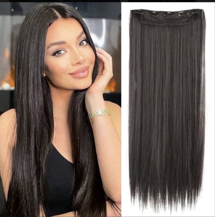 Нови черни треси екстеншън 21€