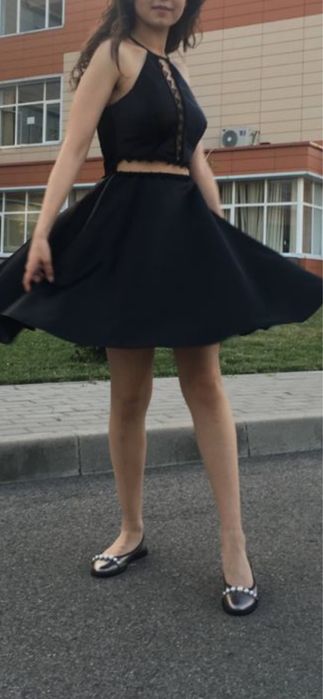 Вечернее платье черное